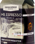 Mr. Espresso Tuscan Espresso 6 X 12oz. Bags