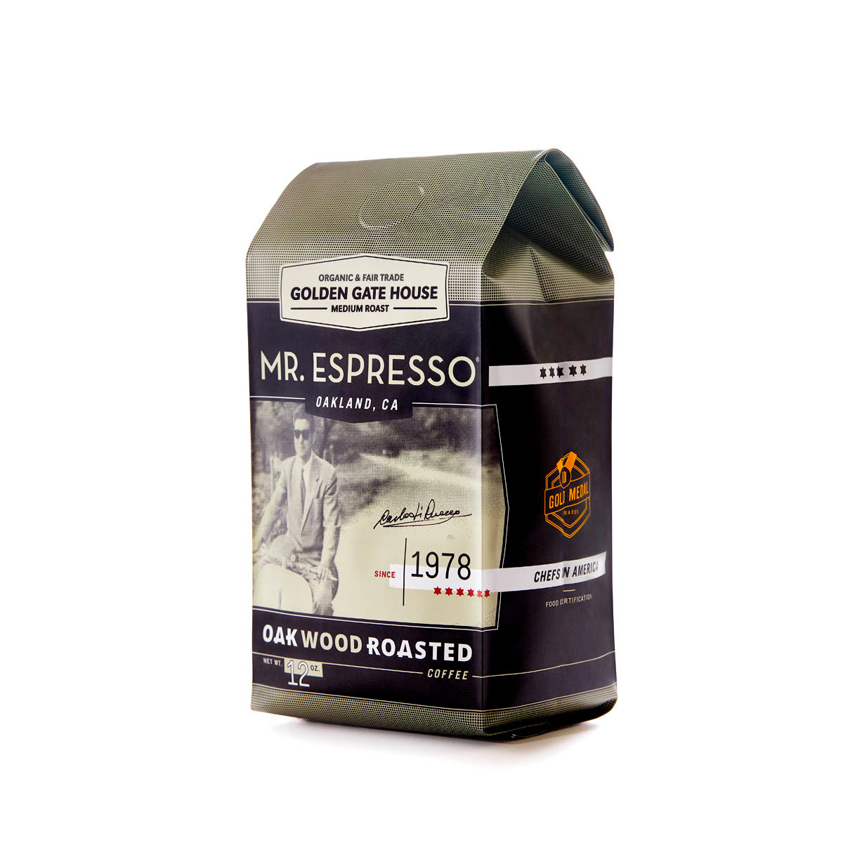 Mr. Espresso Organic Espresso Golden Gate 2 X 5lb. Bags Beans