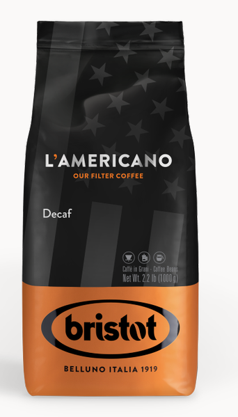 Bristot L&#39; Americano Decaf Blend Bean 13.2