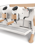 Sanremo Café Racer White Wood Espresso Machine 2 & 3 Group