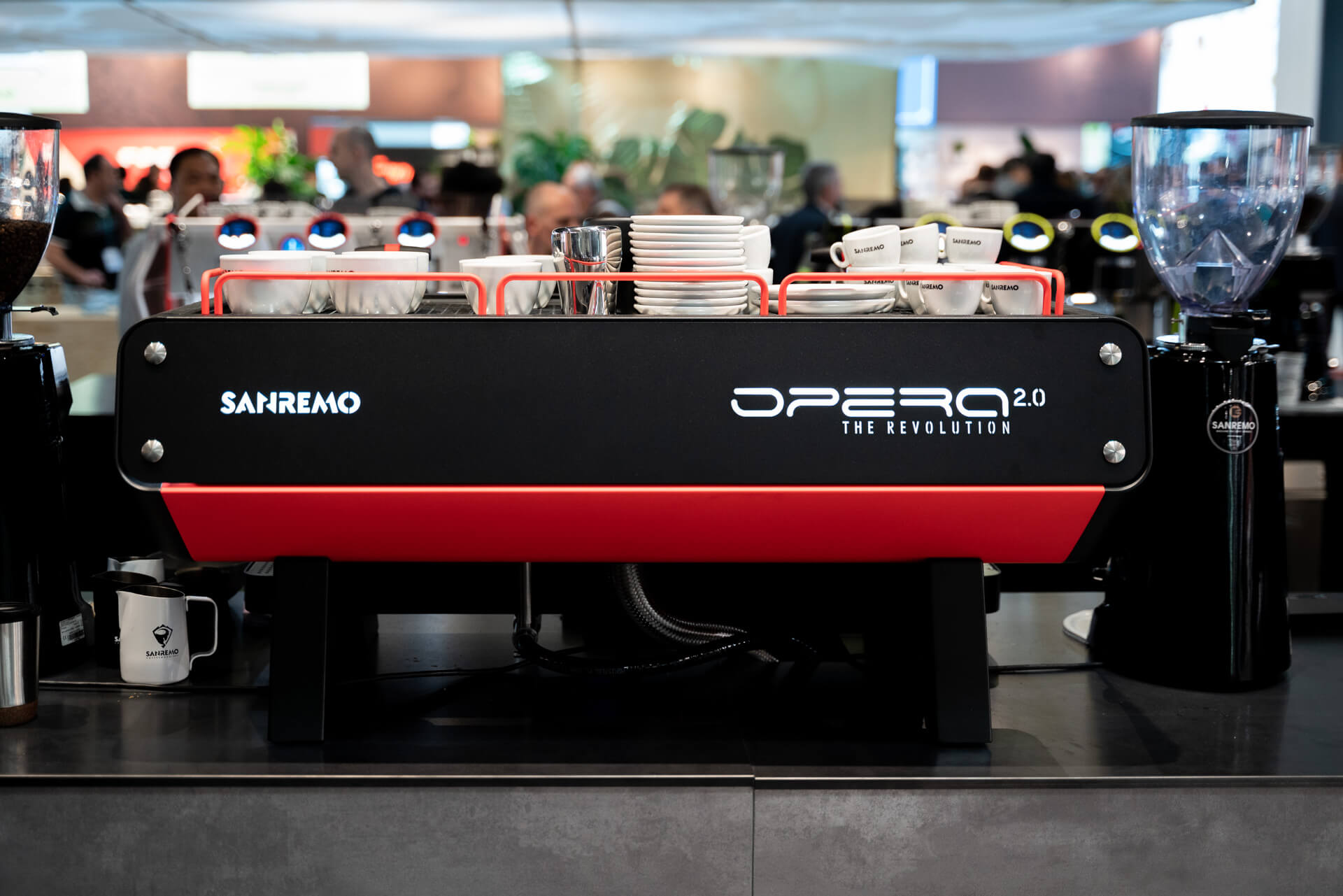 Sanremo Opera 2.0 Black Espresso Machine 2 &amp; 3 Group